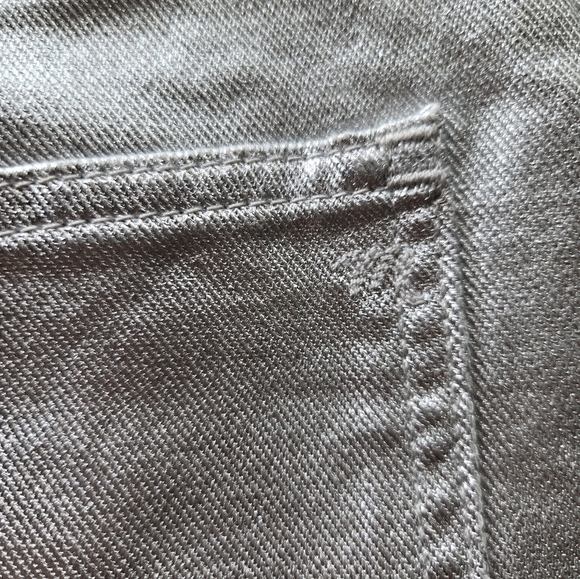 Madewell '90s Straight Jean in Silver Foil Sz 27 - Picture 12 of 14